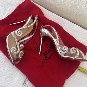 Louboutin sparkle heels